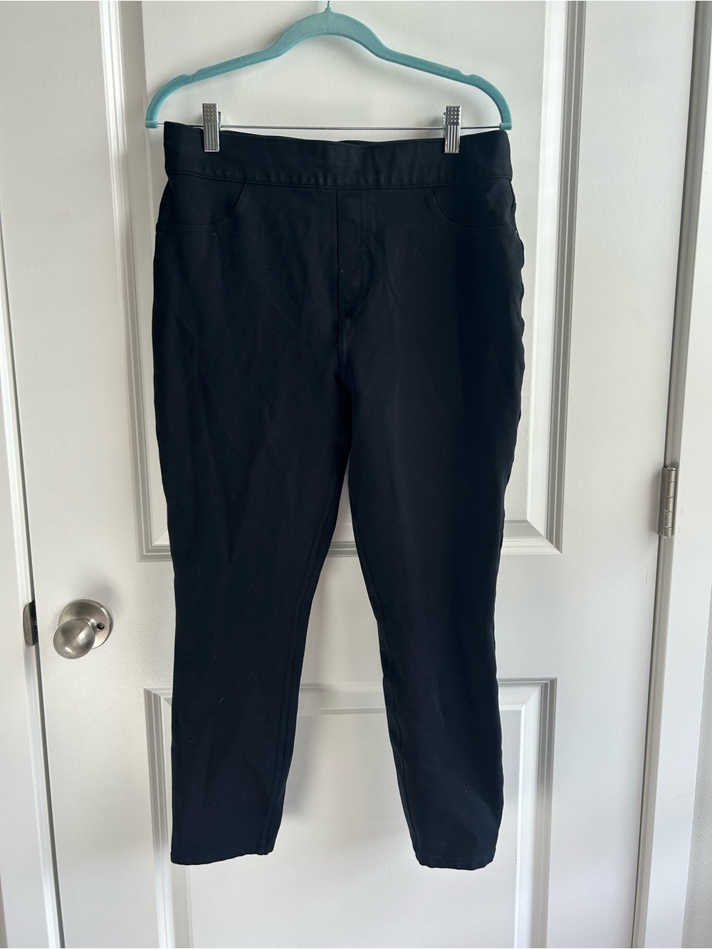 SPANX Black Stretch Chinos